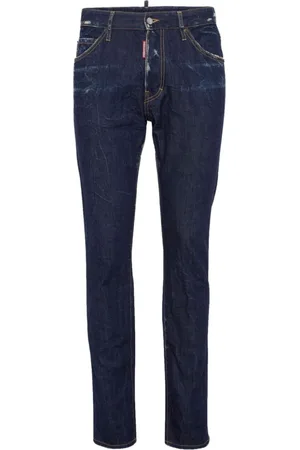 Dsquared2 Jeansy, Mężczyzna, Niebieski, S, Bawełna, Stylowe spodnie