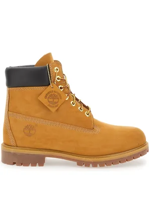 Timberland Buty, Mężczyzna, Żółty, 41 1/2 EU, Żółte wodoodporne buty sznurowane