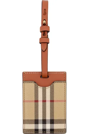 Burberry Torebki, Kobieta, Beżowy, ONE SIZE, Bawełna, Canvas Luggage Tag