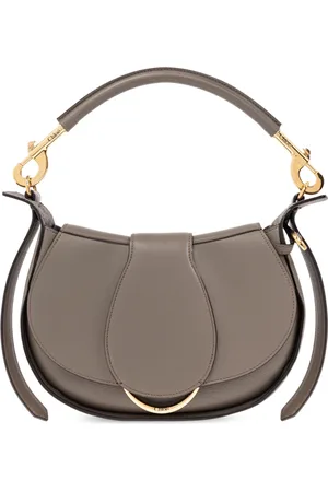 Chloé Torebki, Kobieta, Szary, ONE SIZE, Skóra, Ride Shoulder Bag