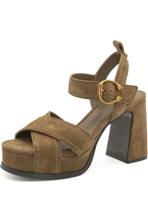 Ash Buty, Kobieta, brązowy, 37 EU, Zamsz, Melany Russet Obcasy Damskie