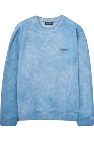 Dondup Bluzy, Mężczyzna, Niebieski, L, Stylowa Bluza