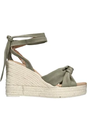 MANEBI Buty, Kobieta, Zielony, 39 EU, Zamsz, Z obcasem Zielony