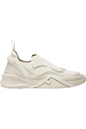 Fendi Buty, Mężczyzna, Biały, 41 EU, Skóra, Stylowe Sneakersy