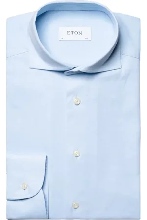 Eton Koszule, Mężczyzna, Niebieski, 4XL, Bawełna, Koszula wizytowa ze stretchem bawełnianym