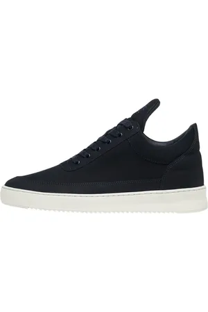 Filling pieces Buty, Mężczyzna, Niebieski, 43 EU, Skóra, Low Top Ripple Nubuck Navy