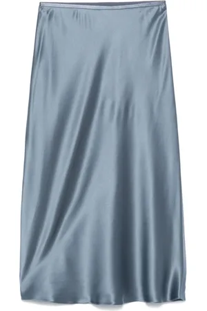 Max Mara Spódnice, Kobieta, Niebieski, M, Spódnica Midi Carnet