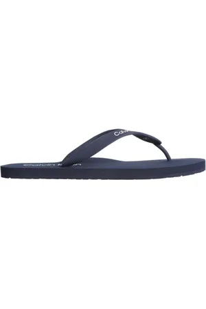 Calvin Klein Buty, Mężczyzna, Niebieski, 44 EU, Klapki gumowe