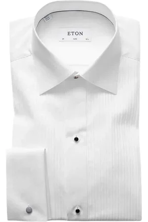 Eton Koszule, Mężczyzna, Biały, 4XL, Bawełna, Elegancka Koszula Formalna z Bawełny
