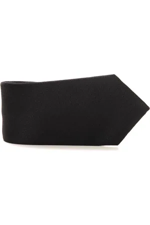 CANALI Akcesoria, Mężczyzna, Czarny, ONE SIZE, Jedwabny krawat z mikrowzorem