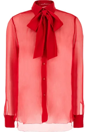 ERMANNO SCERVINO Bluzki, Kobieta, Czerwony, M, Camicie Shirt