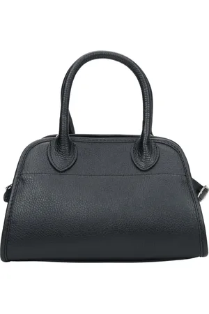 Estro Torebki, Kobieta, Czarny, ONE SIZE, Skóra, Czarna Torba typu Satchel