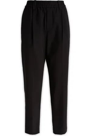 Brunello Cucinelli Spodnie, Kobieta, Czarny, L, Stylowe spodnie dla mężczyzn