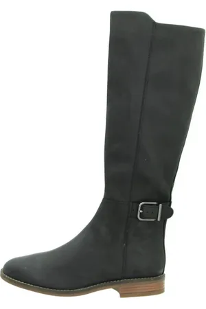 Clarks Buty, Kobieta, Czarny, 38 EU, Skóra, Kozaki za kolano