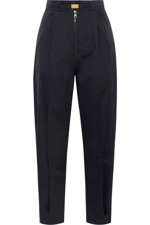 Elisabetta Franchi Spodnie, Kobieta, Czarny, M, Spodnie Cropped