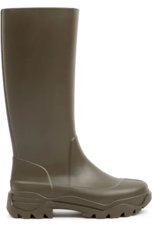 Maison Margiela Buty, Kobieta, Zielony, 39 EU, Botki z grubą gumową podeszwą