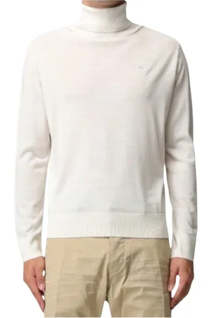 Dsquared2 Swetry, Mężczyzna, Biały, M, Stylowy sweter typu Pullover