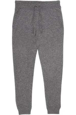 Brooks Brothers Spodnie, Mężczyzna, Szary, M, Kaszmir, Wełniane spodnie dresowe z kaszmirem