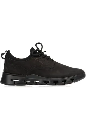 Clarks Buty, Mężczyzna, Czarny, 44 EU, Skóra, Nature X Two Sneakers