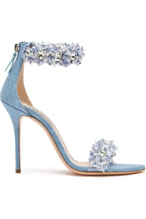Casadei Buty, Kobieta, Niebieski, 37 EU, Denim, Sandały Elsa Denim
