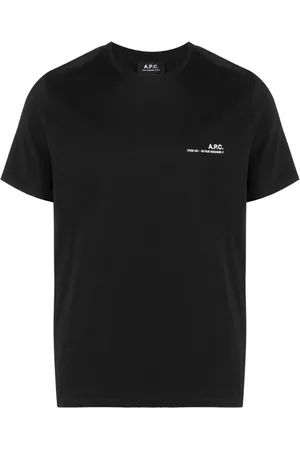 A.P.C. Koszulki, Mężczyzna, Czarny, S, Bawełna, T-Shirt