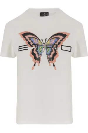 Etro Koszulki, Kobieta, Biały, XS, Bawełna, Biały T-Shirt