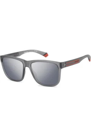 Polaroid Akcesoria, Mężczyzna, Szary, 57 MM, Modne okulary przeciwsłoneczne z wysoką ochroną UV
