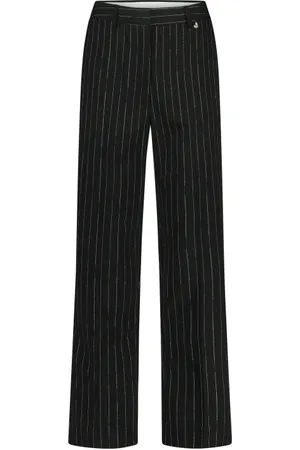 Fabienne Chapot Spodnie, Kobieta, Czarny, S, Len, Elliot Trousers