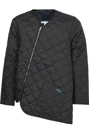 Comme des Garçons Kurtki, Mężczyzna, Czarny, S, Czarna Pikowana Kurtka ze Stójką