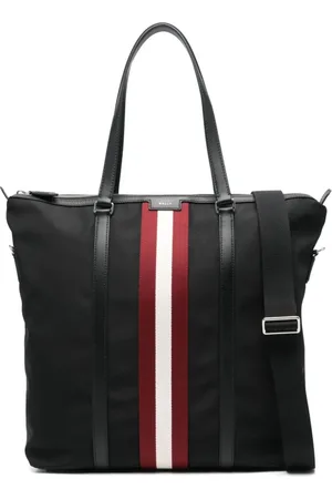 Bally Torebki, Mężczyzna, Czarny, ONE SIZE, Klasyczna Czarna Torebka z Regulowanym Paskiem