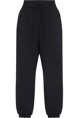 Moncler Spodnie, Kobieta, Czarny, XS, Czarne Eleganckie Spodnie