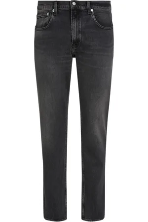 Calvin Klein Jeansy, Mężczyzna, Czarny, W34 L34, Męskie jeansy Slim Straight