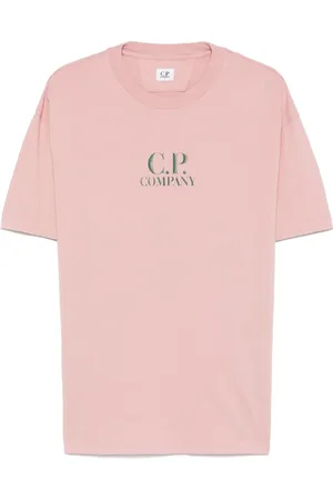 C.P. Company Koszulki, Mężczyzna, Różowy, L, Bawełna, Koszulka Misty Rose