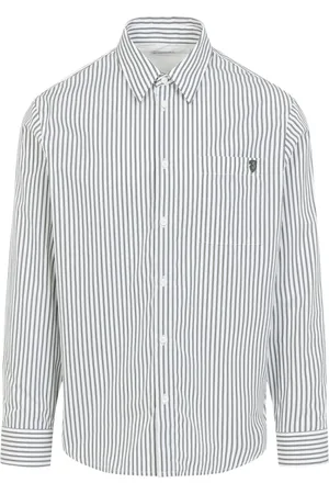 Burberry Koszule, Mężczyzna, Wielobarwność, L, Bawełna, Koszula Conifer Chalk