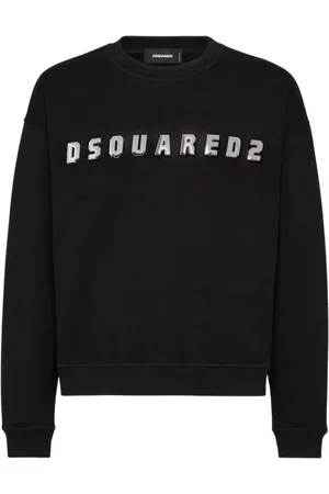 Dsquared2 Bluzy, Mężczyzna, Czarny, S, Bawełna, Stylowa Bluza