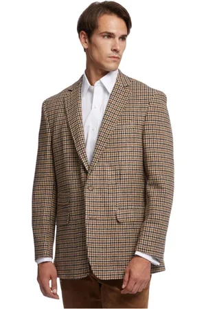 Brooks Brothers Kurtki, Mężczyzna, brązowy, S, Wełna, Regent Regular-fit Wełniana Marynarka Sportowa