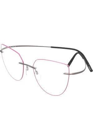 Silhouette Akcesoria, unisex, Różowy, ONE SIZE, Czasowe Rimless Tytanowe Okulary Model 5599/70