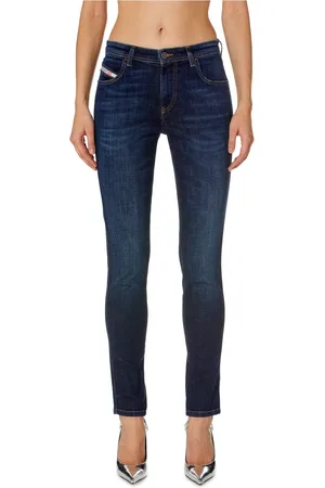 Diesel Jeansy, Kobieta, Niebieski, W27, Bawełna, Skinny Jeansy