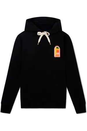 Casablanca Bluzy, Mężczyzna, Czarny, L, Gradient L`Arche Hoodie
