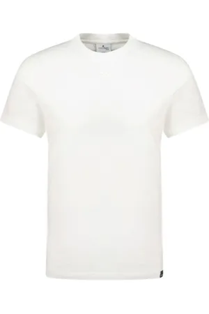 Courrèges Koszulki, Mężczyzna, Biały, XS, Bawełna, Klasyczna koszulka T-Shirt z logo AC