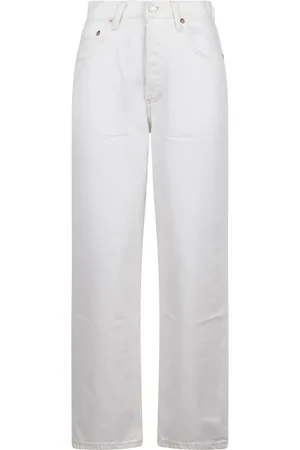 AGOLDE Jeansy, Kobieta, Biały, W26, Denim, Jeansyy z wysokim pasem V