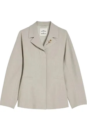 MARELLA Kurtki, Kobieta, Szary, XS, Rounded Blazer