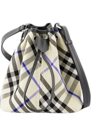 Burberry Torebki, Kobieta, Beżowy, ONE SIZE, Bawełna, Torba z sznurkiem - Bawełna - Neutralna