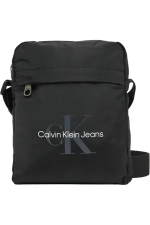 Calvin Klein Torebki, Mężczyzna, Czarny, ONE SIZE, Kolekcja męskich torb na ramię z poliestru