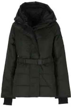 Canada Goose Kurtki, Kobieta, Zielony, L, Poliester, Stylowa Kurtka Zimowa