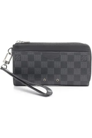 LOUIS VUITTON Pre-owned, Mężczyzna, Czarny, ONE SIZE, Skóra, Pre-owned portfele płócienne