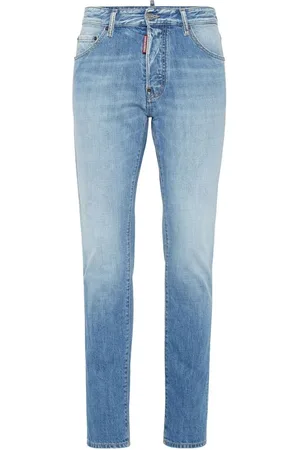 Dsquared2 Jeansy, Mężczyzna, Niebieski, S, Bawełna, Cool Guy Jeansy