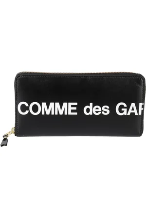 Comme des Garçons Akcesoria, Mężczyzna, Czarny, ONE SIZE, Skóra, Stylowa koszulka z nadrukiem logo