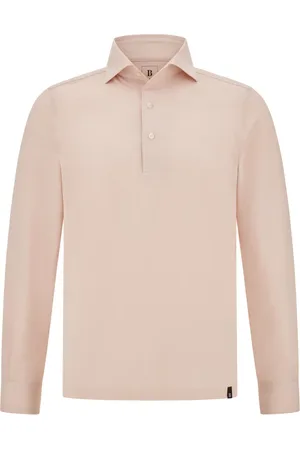 Boggi Milano Koszulki, Mężczyzna, Różowy, 2XL, Bawełna, Japońska koszulka polo z dżerseju