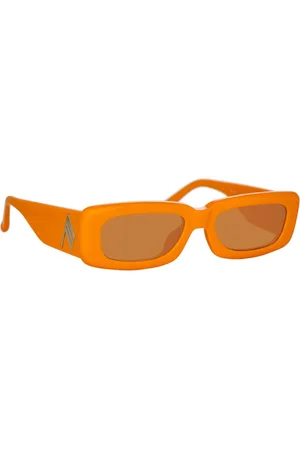 The Attico Akcesoria, unisex, Pomarańczowy, ONE SIZE, Mini Marfa Okulary